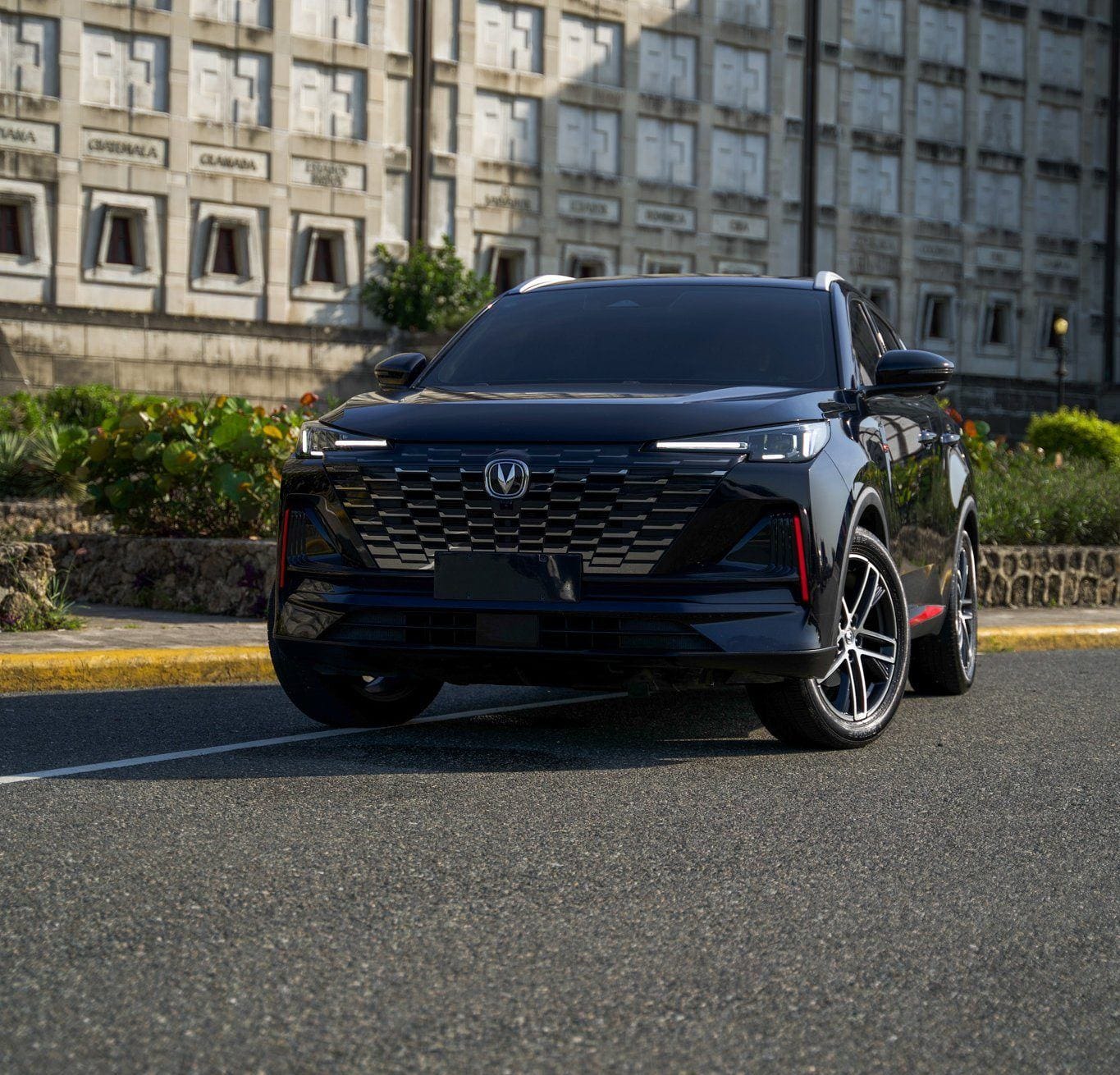 Changan CS55 Touring 2024 azul, vista frontal