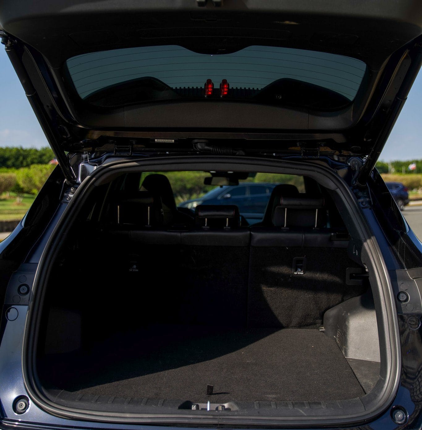 Baúl abierto del Changan CS55 Touring