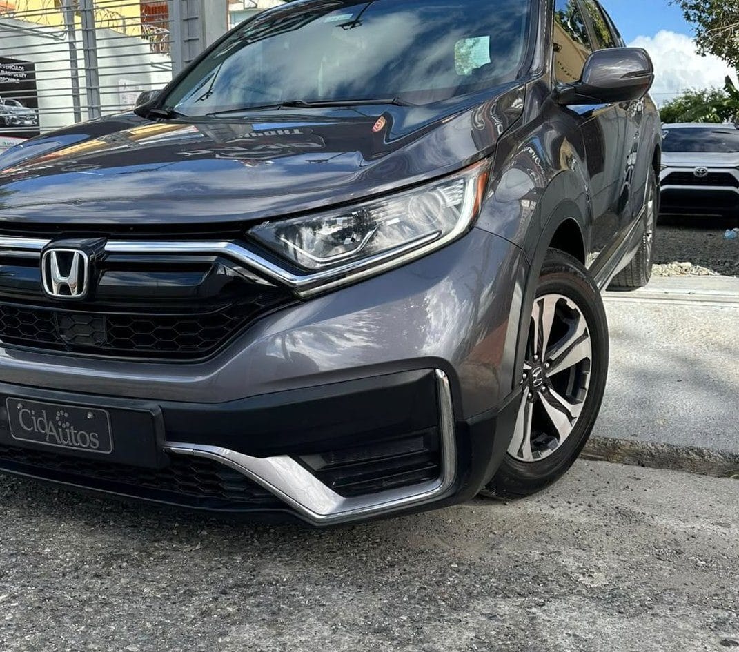 Honda CR-V EX 2022 gris, vista frontal